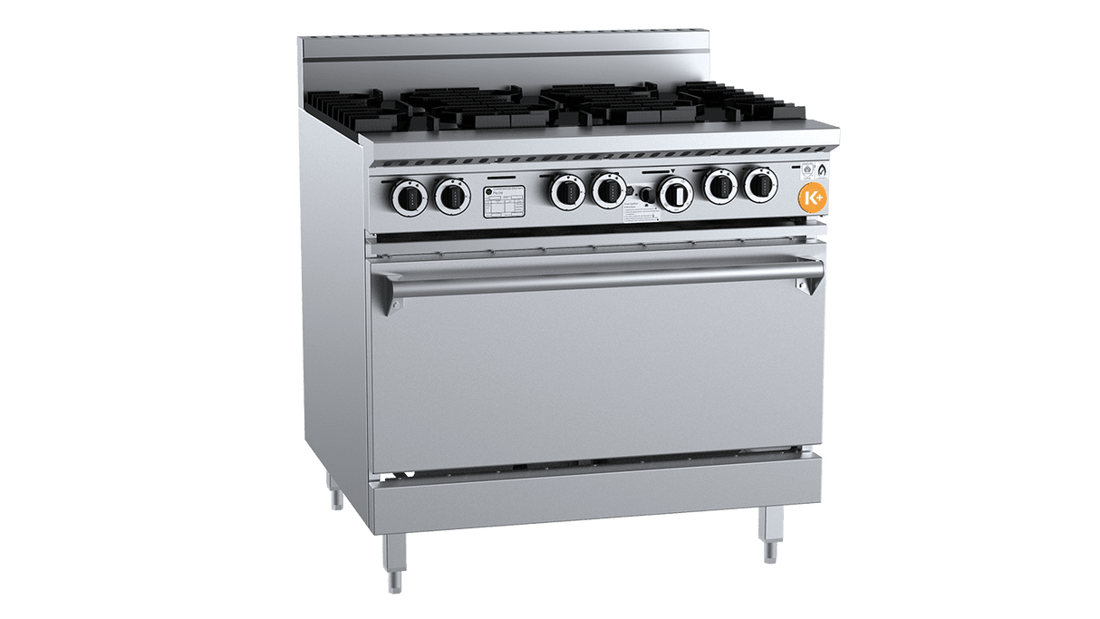 B+S K+ 6 Burner Oven Range