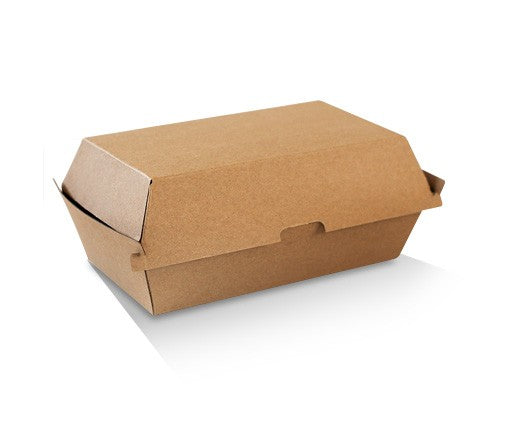 Snack Box - Regular / Brown Corrugated Kraft / Plain (Ctn)200