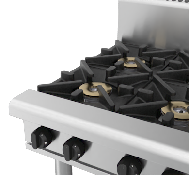 Waldorf 4 Burner Cooktop GAS on stand