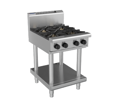 Waldorf 4 Burner Cooktop GAS on stand