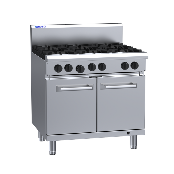 LUUS Professional Series Range 6 burners With Static oven
