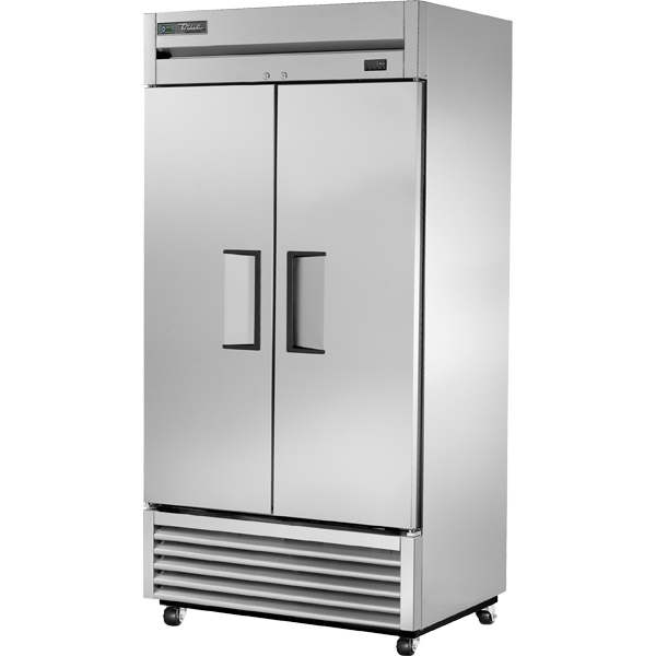 TRUE Reach-In Series - 2 Solid Door Upright Refrigerator