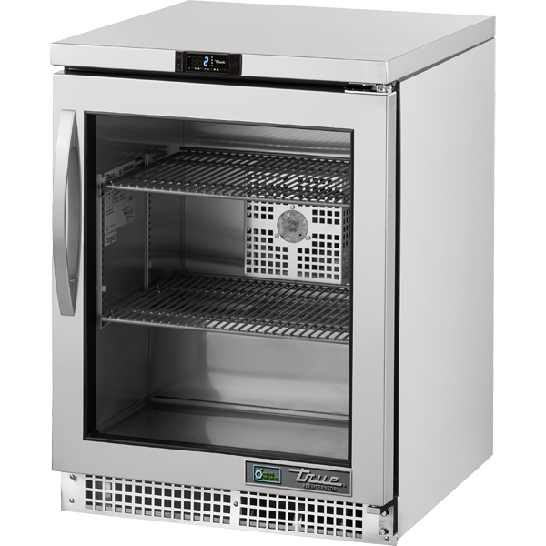 TRUE Under Counter, 1 Glass Door Fridge Under