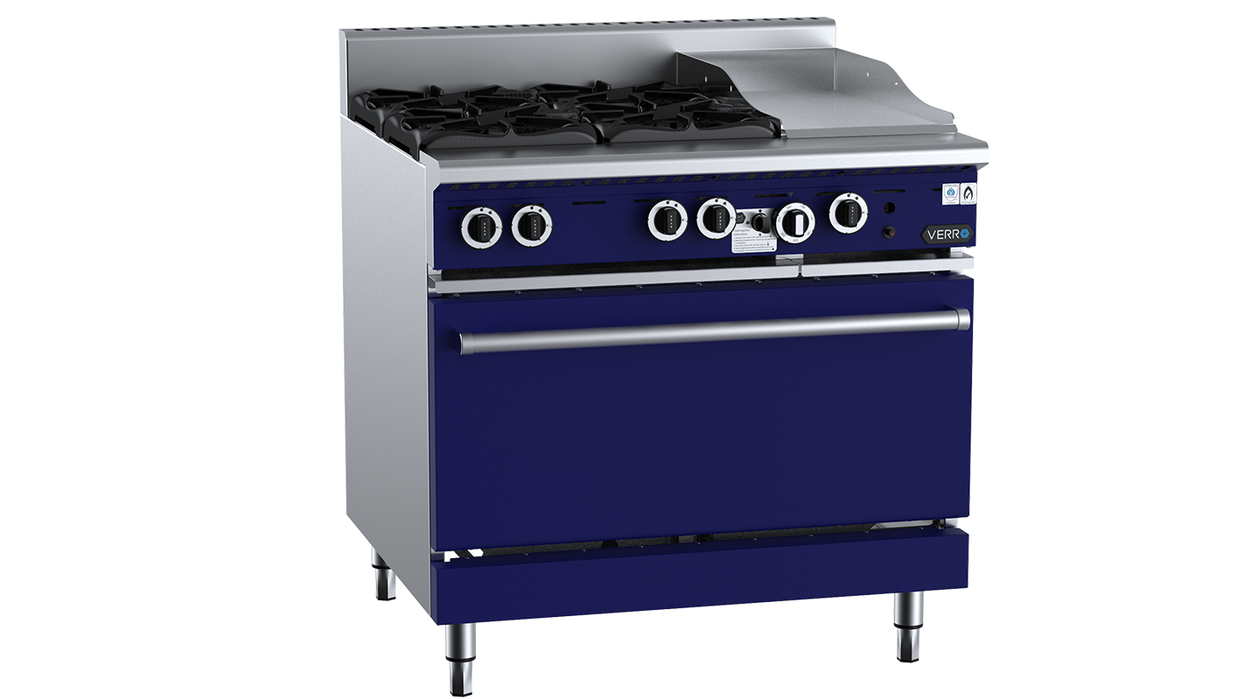 B&S Verro 4 Burner | 300mm Grill Plate + Oven