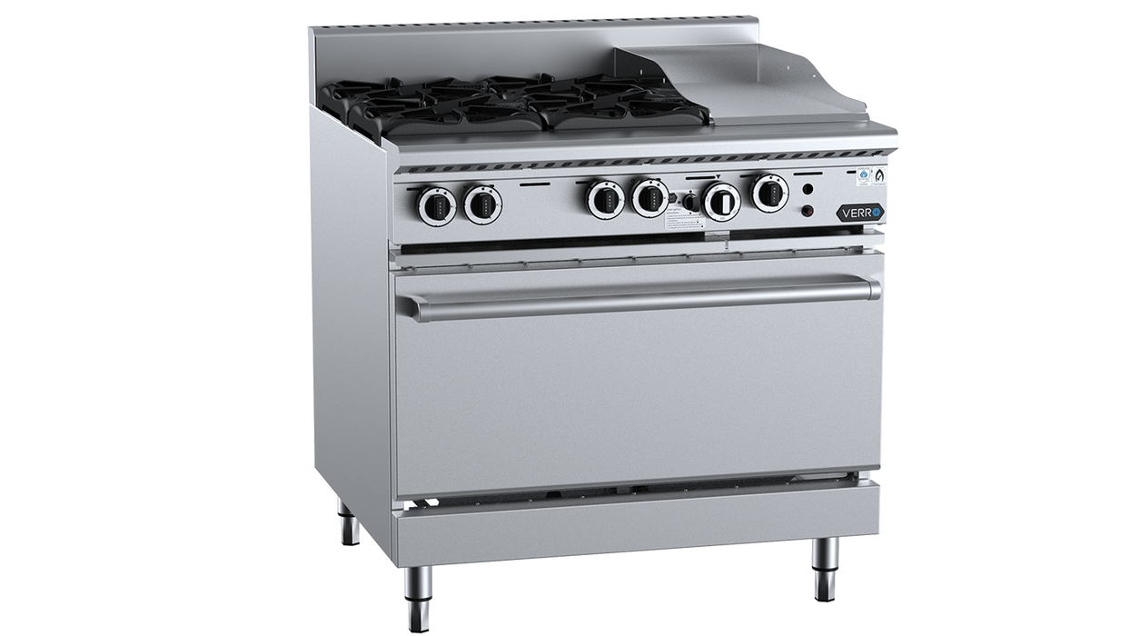 B&S Verro 4 Burner | 300mm Grill Plate + Oven