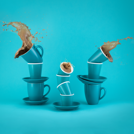 Bevande Espresso Saucer Aqua 120mm (6)