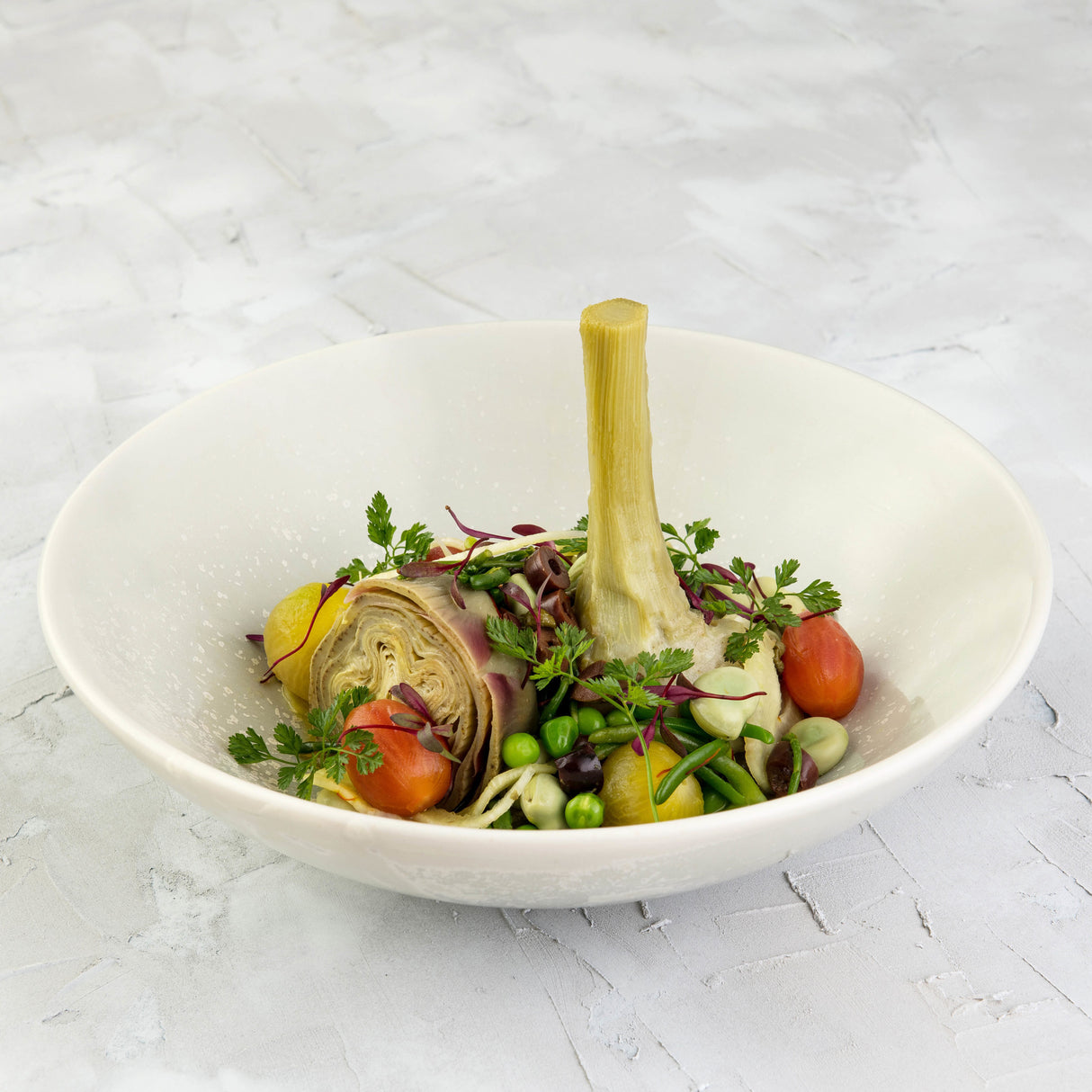 Moda Porcelain Willow Round Deep Bowl 210mm