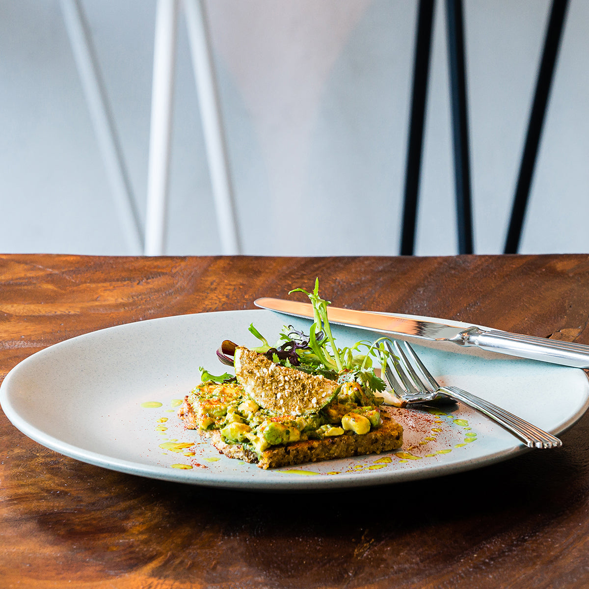 Zuma Mint Round Plate 265mm - Ribbed