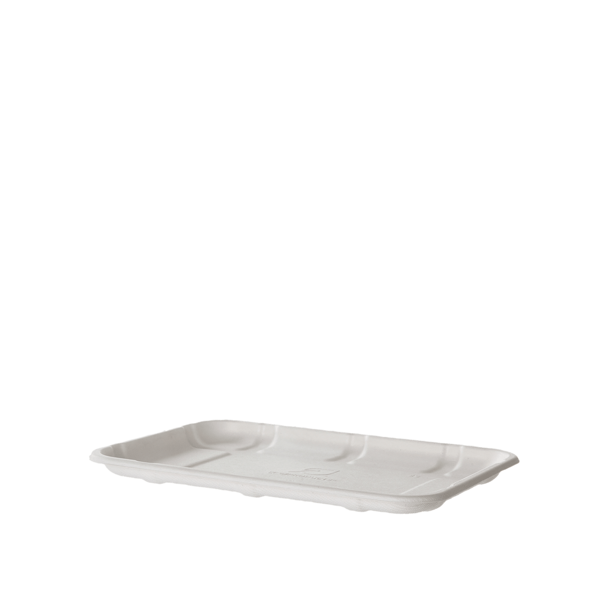 SUGARCANE MEAT and PRODUCE TRAY, 8.5x6x0.5in (400)