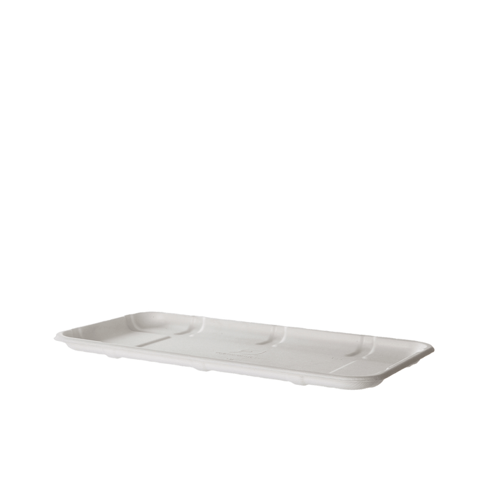SUGARCANE  MEAT and PRODUCE TRAY, 11x6x0.5in (300)