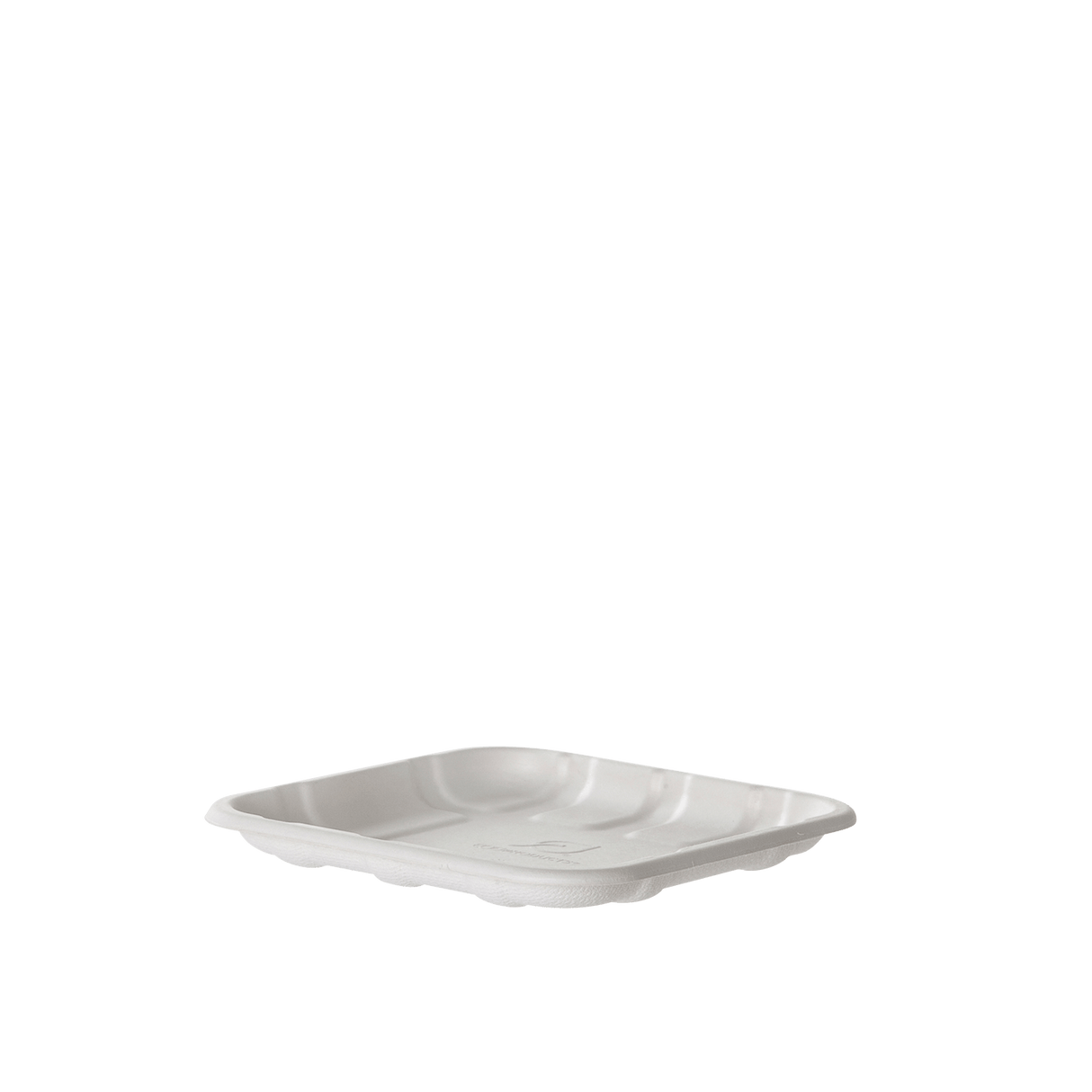 SUGARCANE MEAT and PRODUCE TRAY, 5.5x5.5x0.5in (600)