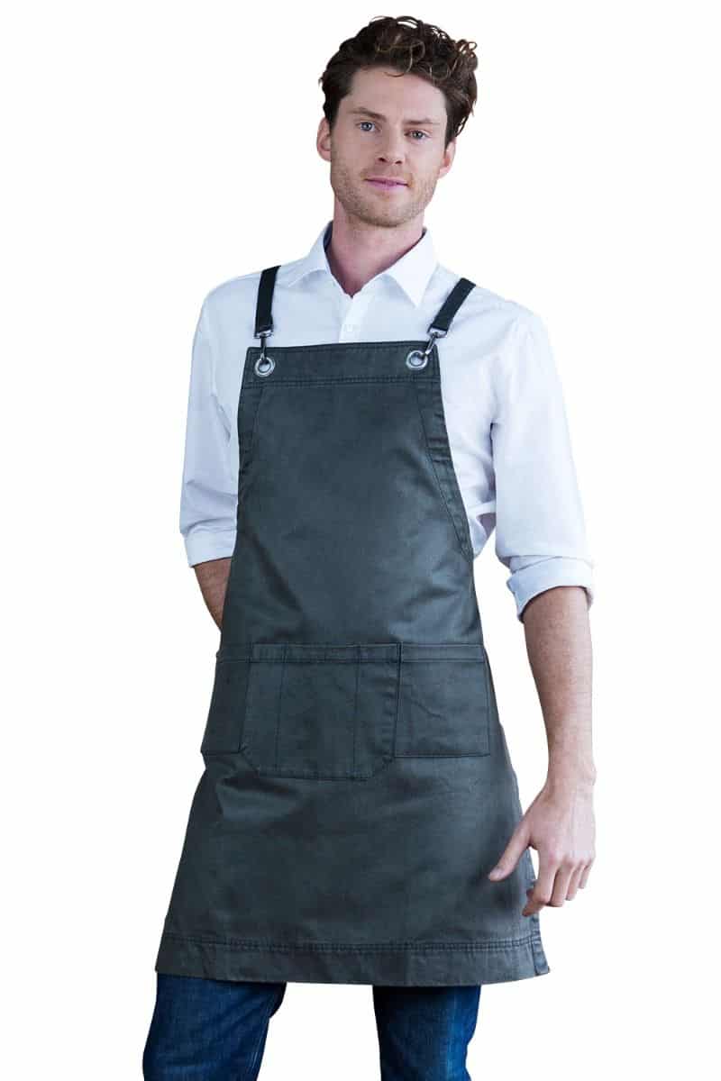 Aussie Chef Outback Denim Bib Apron Forest
