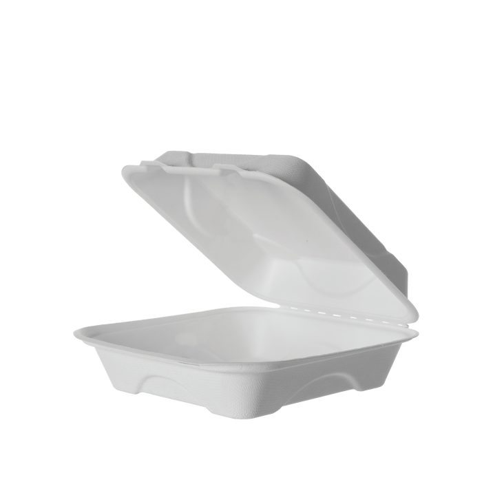 SUGARCANE DINNER
  CLAMSHELL,  8x8x3in (200)