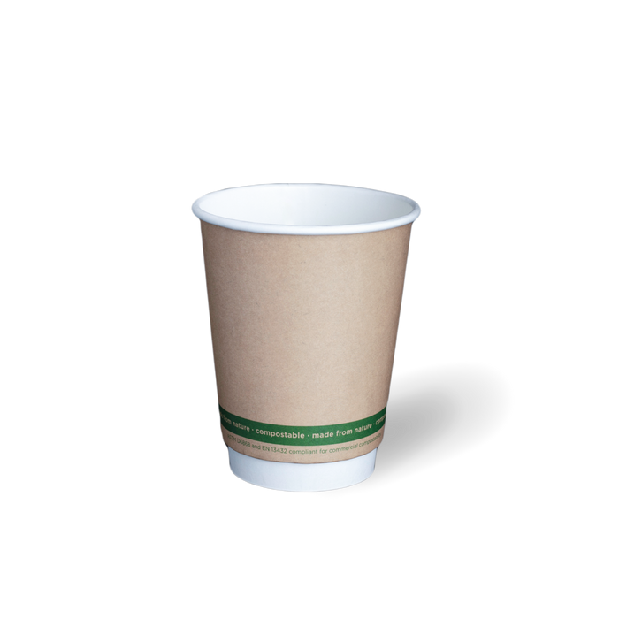 Coffee Cup Double Wall Brown 12oz (500)