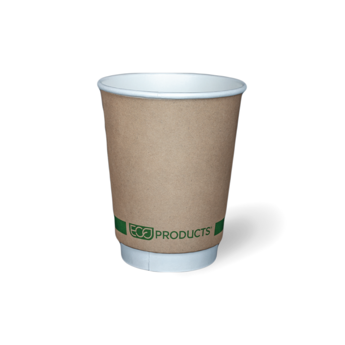 Coffee Cup Double Wall Brown 12oz (500)