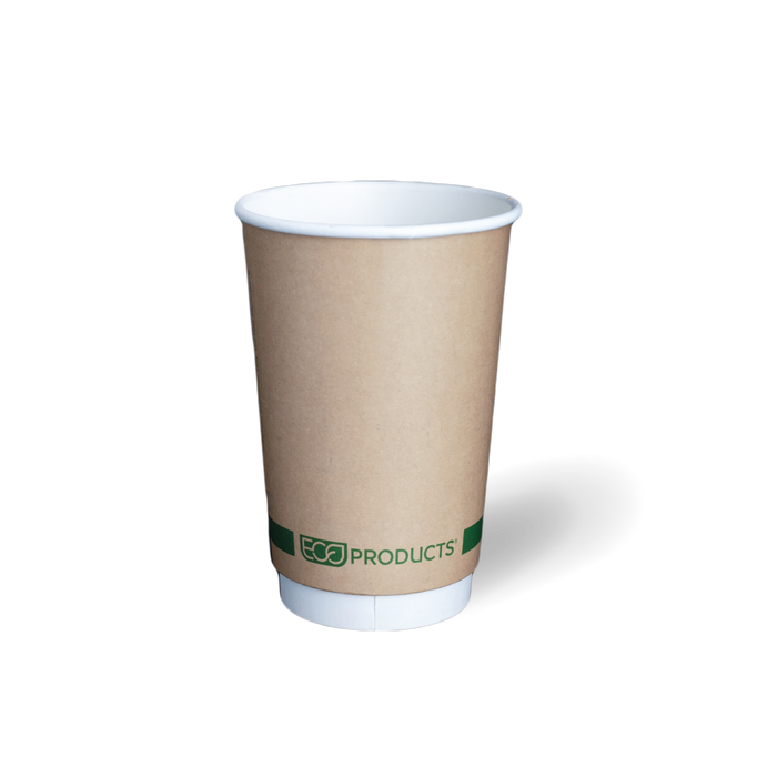 16OZ
  DOUBLE WALL  'Greenstripe' PLA Hot Cup (500)
