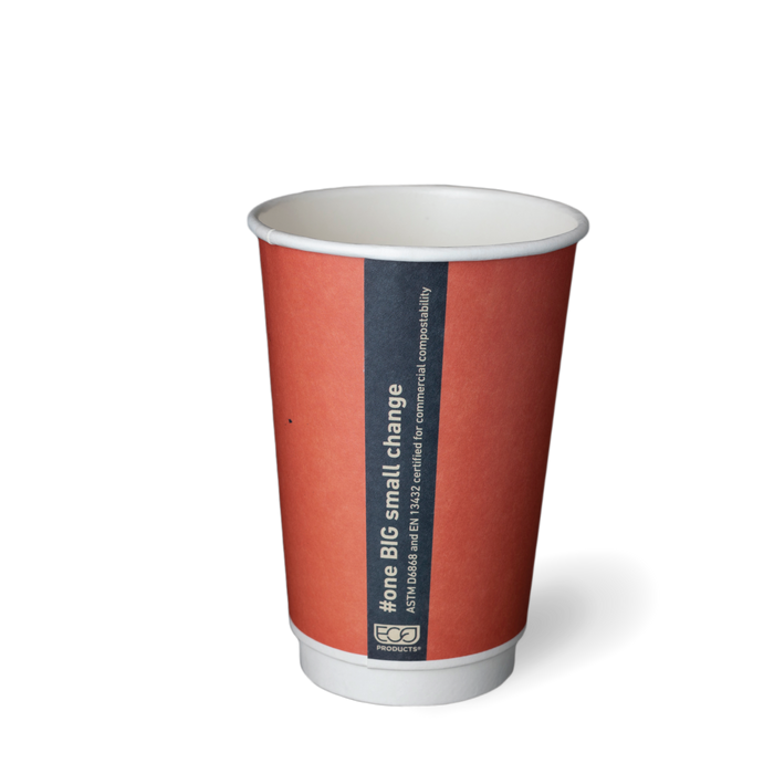 16OZ DOUBLE WALL 'Grasp The Moment' PLA Hot Cup (500)