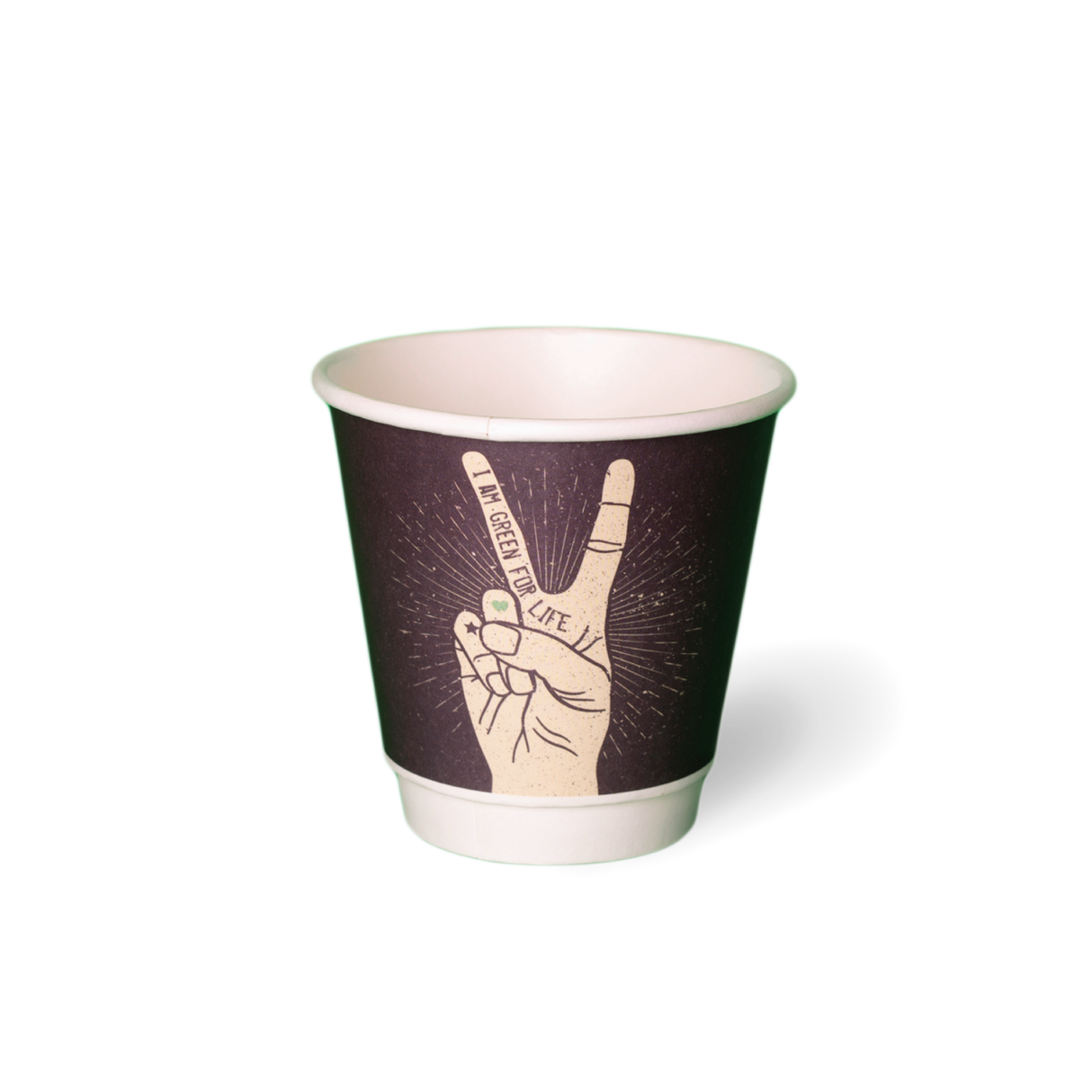 8Oz DOUBLE WALL 'Grasp The Moment' PLA Hot Cup (500)