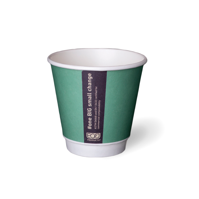 8Oz DOUBLE WALL 'Grasp The Moment' PLA Hot Cup (500)