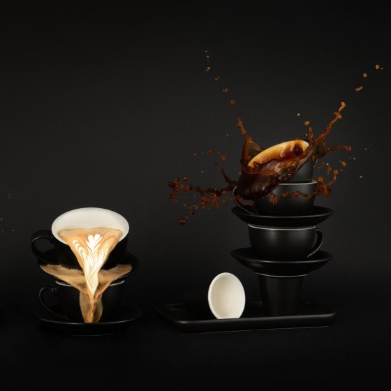 Bevande Intorno Espresso Cup Raven 75ml (6)