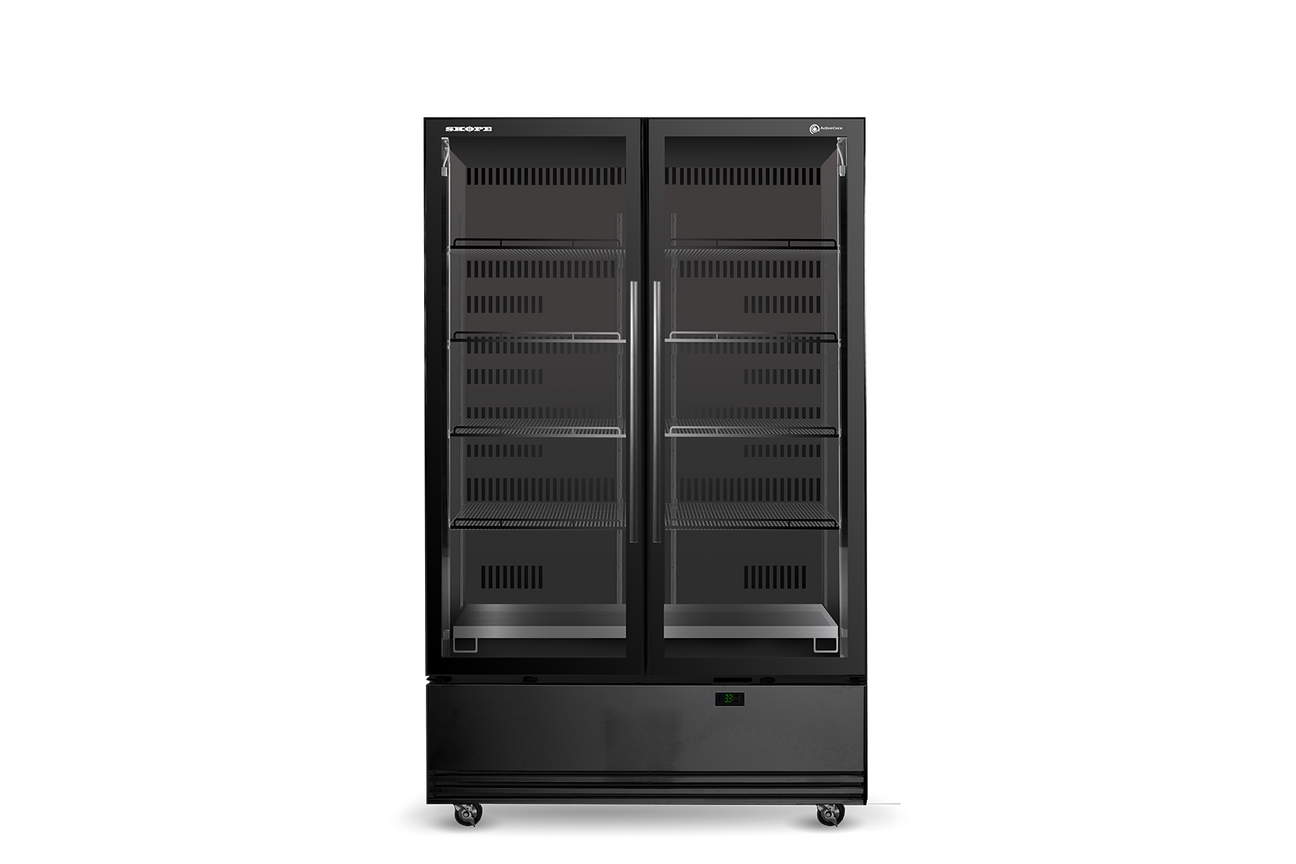 Glass Door Upright Fridges