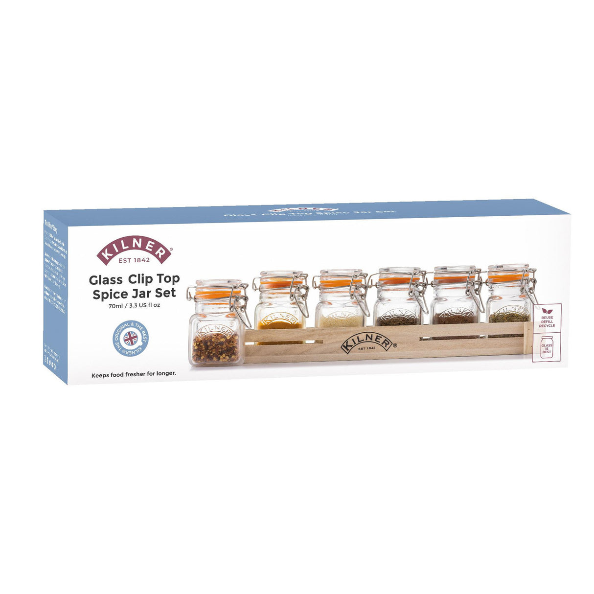 Kilner Spice Jar Set