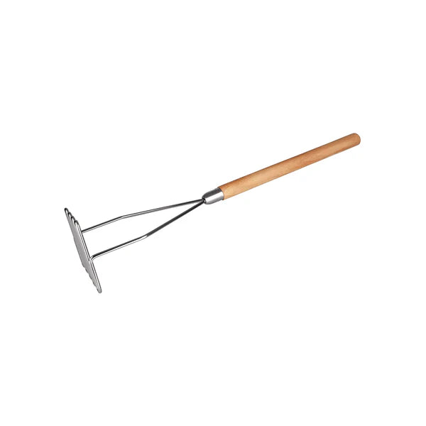 Potato Masher Wood Handle 110x115x450mm