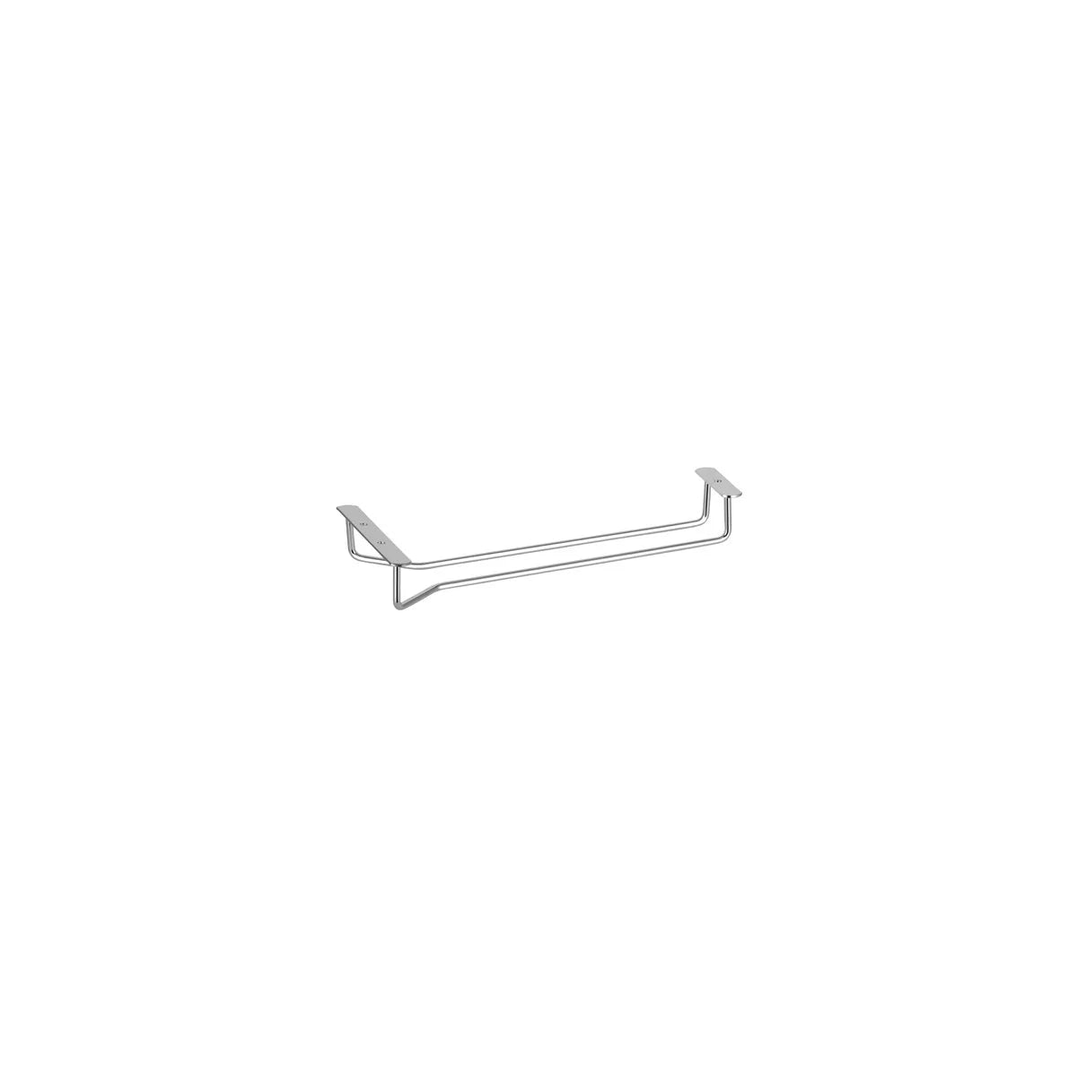 Glass Hanger Single Row Chrome