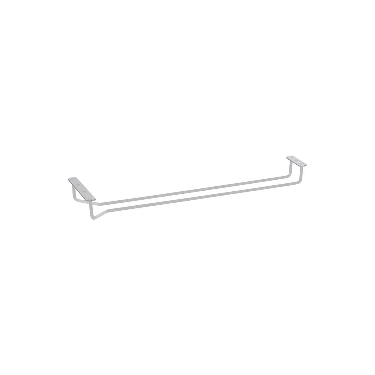Glass Hanger Single Row Chrome