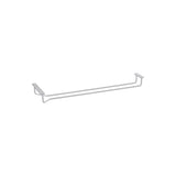 Glass Hanger Single Row Chrome