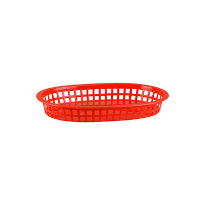Red Bread Basket-plastic, Rectangular 270x180x40