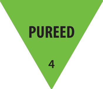 Removable 30mm Triangle Pureed (Green)
