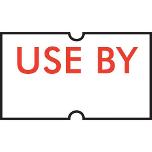 Use By Label Suit Single Line Date Gun. 10 Roll/pkt