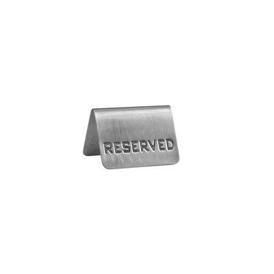 Reserved Sign 18/10 Small