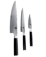 SHUN Classic 3 Piece Chefs Knife Set