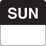 40mm Square | Day Of The Week Food Label