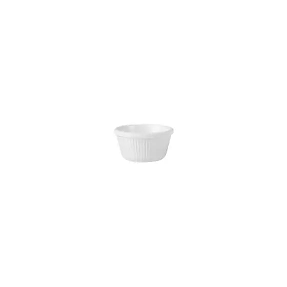 Ramekin Melamine White 90ml (Fluted)