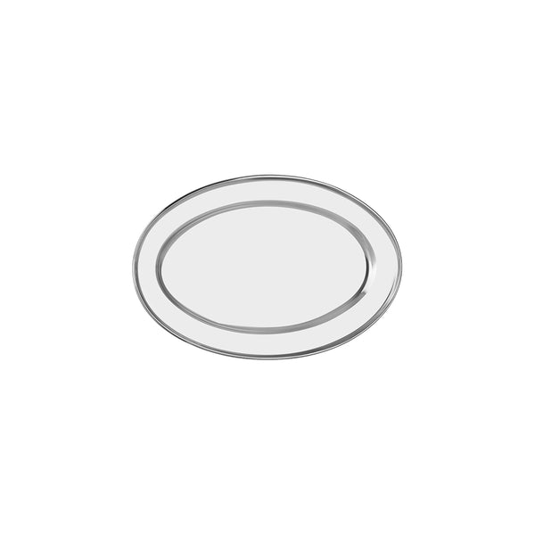 Stainless Steel Oval Platter 35cm