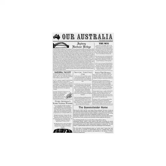 Newsprint G/proof Paper Australia Print 200 Sheets/pk 190x310mm