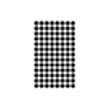 Greaseproof Paper Gingham Black 190 X 310mm (Ctn)200