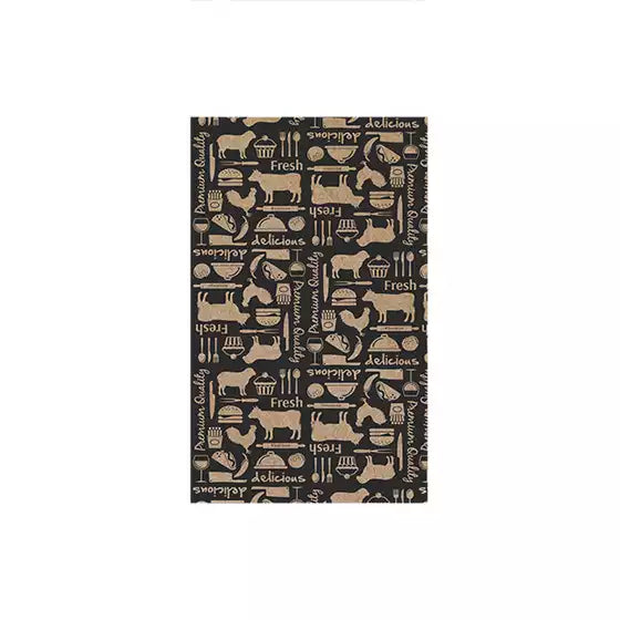 Fresh Greaseproof Kraft/black 190x310mm