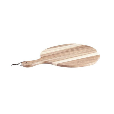 Moda Artisan Paddle Board-round | Rustic | 454mm Ø Rustic Acacia
