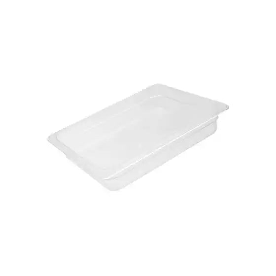1/2 Size Clear Polycarbonate Food Pan (150mm D, 8.88lt)
