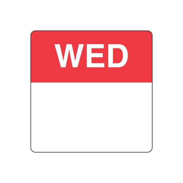 40mm Square | Day Of The Week Food Label