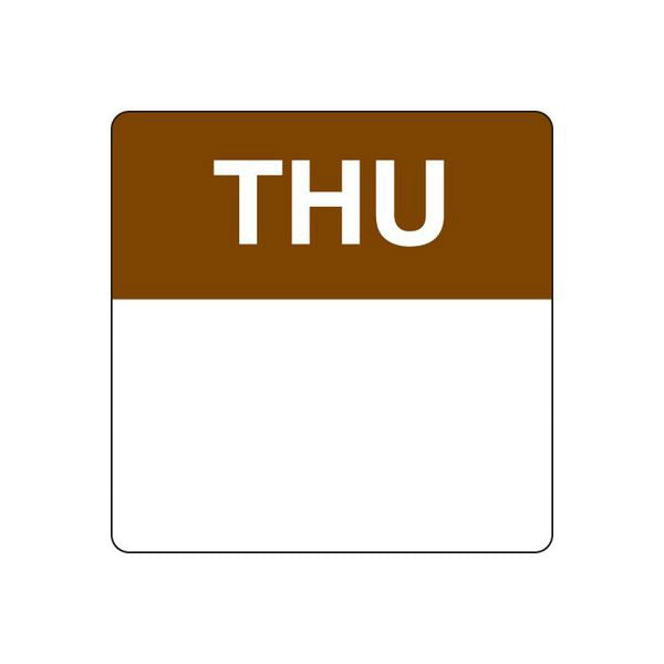 40mm Square | Day Of The Week Food Label