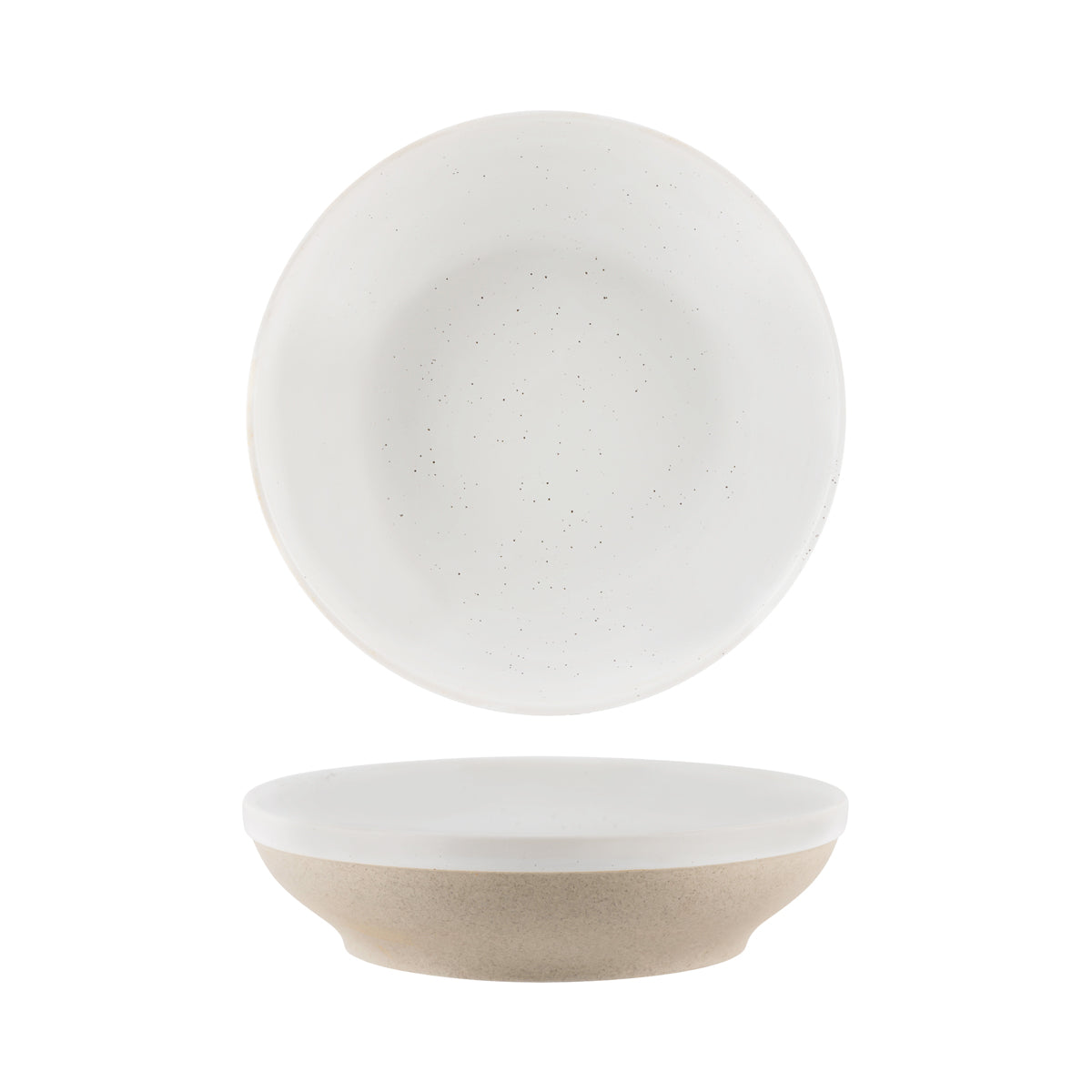 Tablekraft Soho Round Coupe Bowl 230x55mm White Pebble