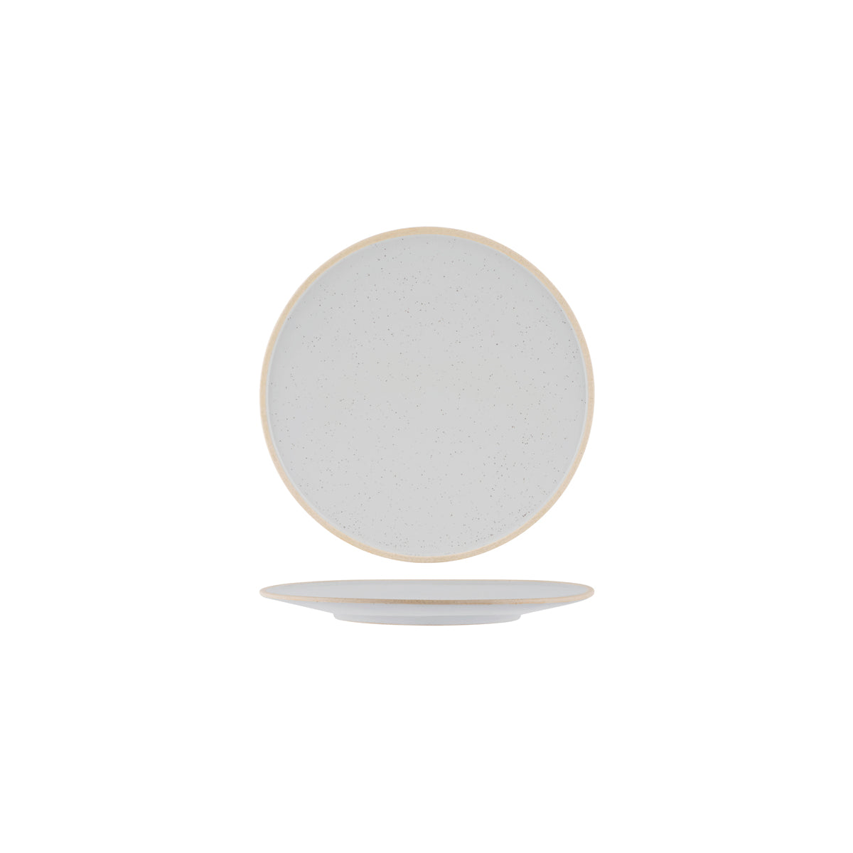 Tablekraft Soho Round Plate 200x10mm Reactive Limestone