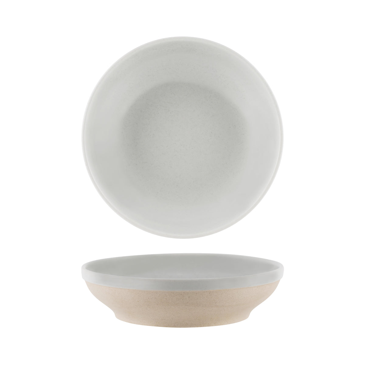 Tablekraft Soho Round Bowl Flared 230x55m Reactive Limestone