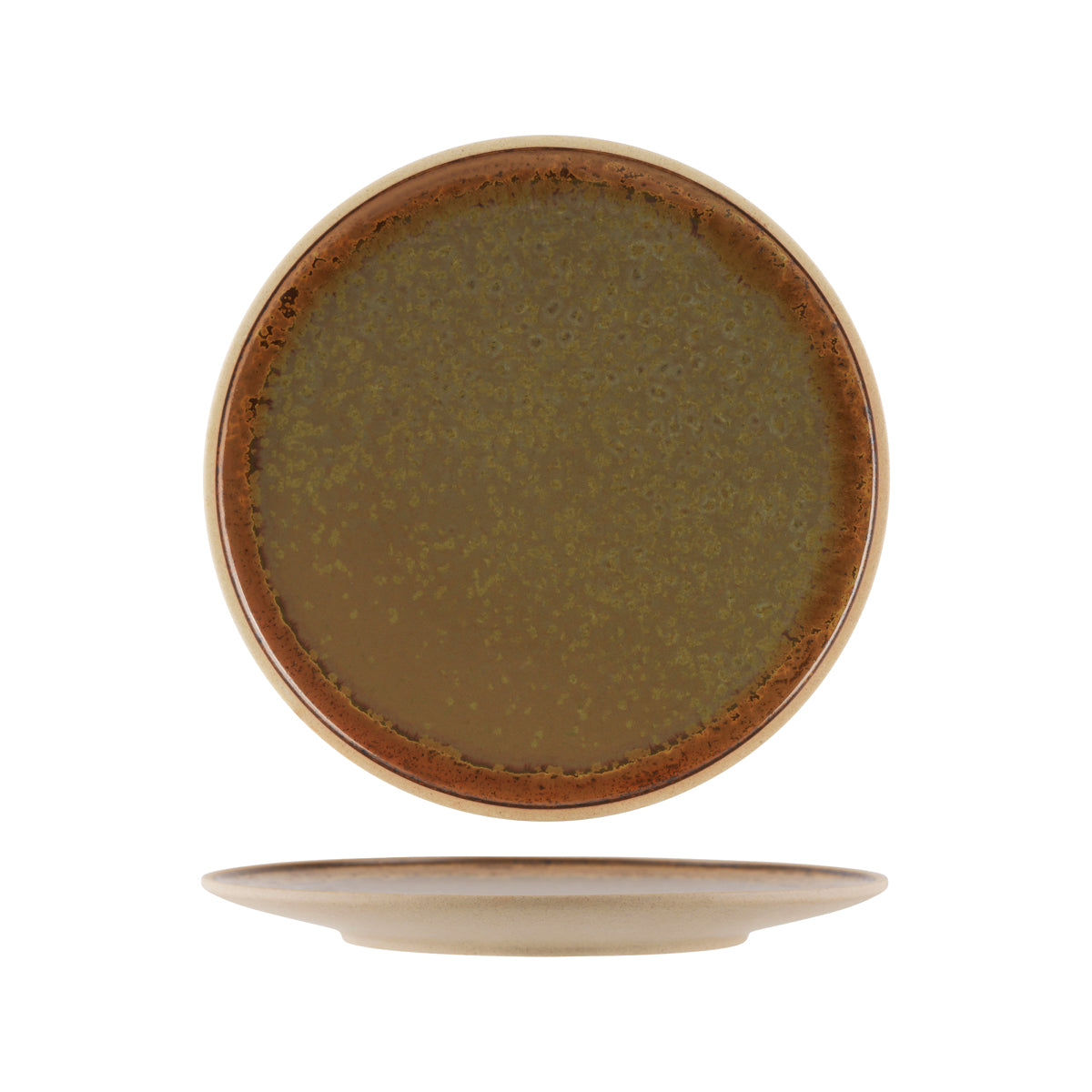 Tablekraft Soho Round Plate 285x10mm Burnt Sienna