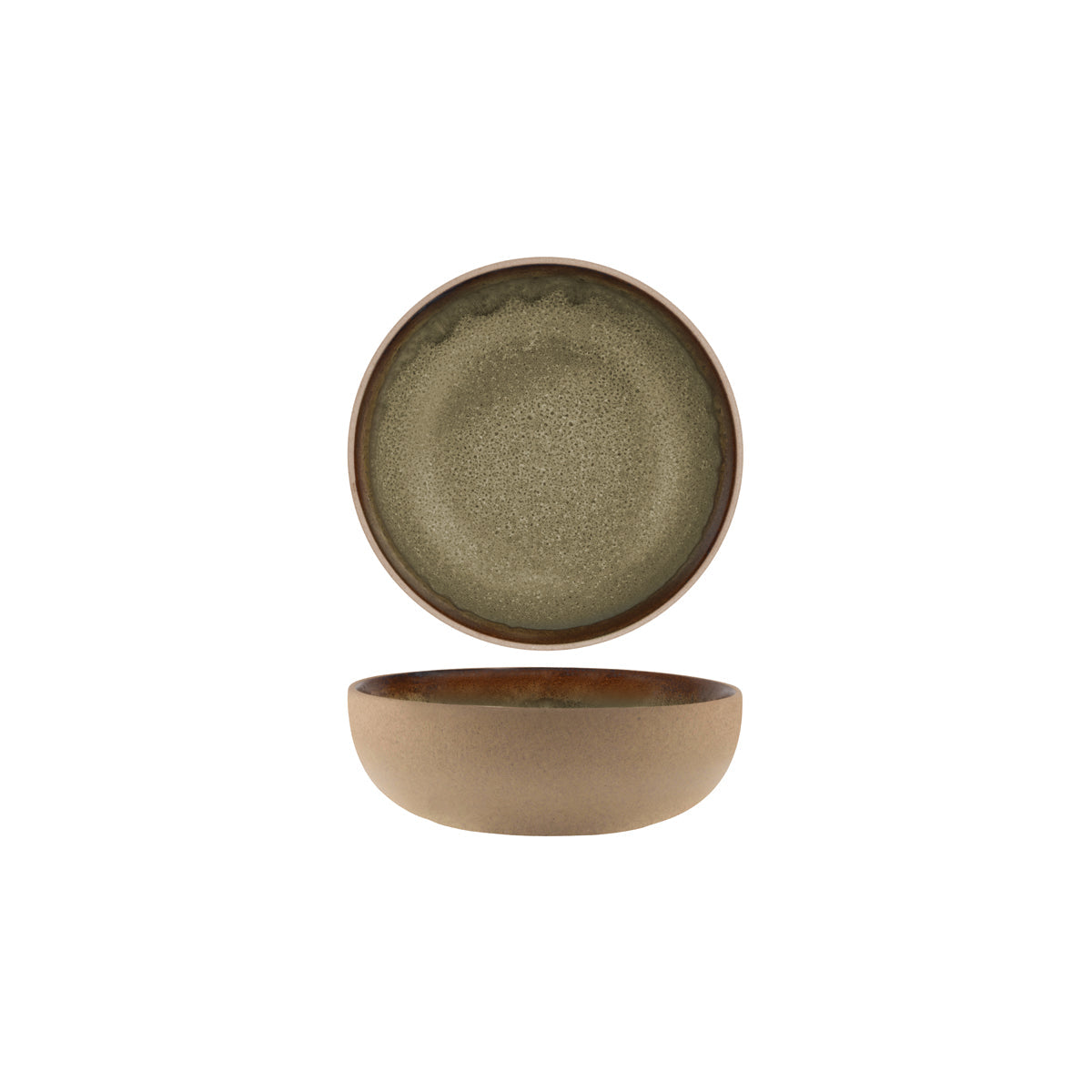Tablekraft Soho Round Deep Bowl 170x55mm Burnt Sienna